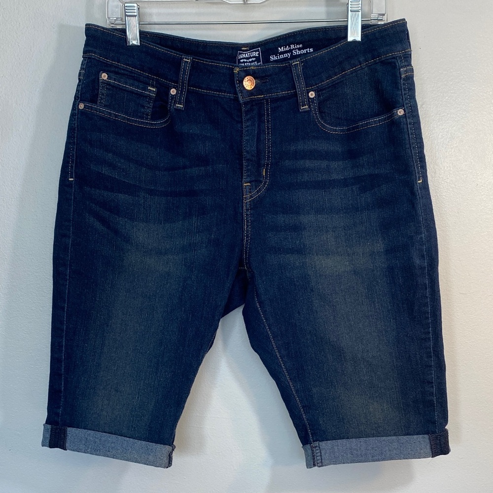 Signature by Levi Strauss Dark Blue Women's Shorts